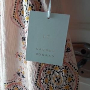 Lauren Conrad cold shoulder top